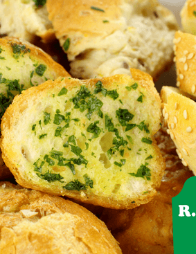 Rip garlic bread
